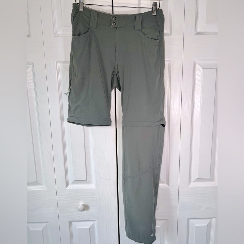 Columbia convertible Omni Shield Trail pant grey Sz 6